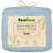 Bambaw Housse de Couette 220x240 Bambou, Housse de Couette Douce, Respirante et Anti Acarien, Drap Bambou Rafraichissant et Anti-Allergie, Drap Été et Hiver pour 2 Personnes (Bleu Clair)