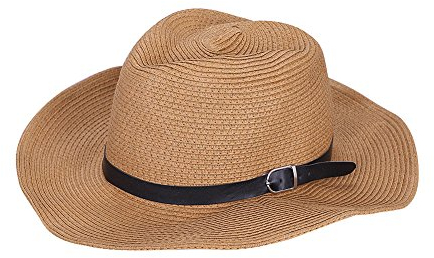 Cowboyhut Stroh Sonnenhüte UV Schutz Strohhut Klassisch Outdoorhut Herren Sonnenmütze Kinnband Mütze Schirm Safari Hut Atmungsaktiv Westernhut Damen Outdoor Reisen Schlapphut Sonnenschutz