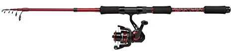 Mitchell Tanager Red Spinnrute und Rolle Combo – Raubfisch Spinnangeln – Hecht, Zander, Barsch, Forelle