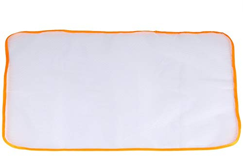 HERCHR Table Top Ironing Pad,23.62 x 15.75inch Travel Iron Mat Iron Rest Pad Foldable Ironing Mat Washer Dryer, Heat Resistant Ironing Pad Blanket Thick Portable Ironing Board Cover for Flat Surface