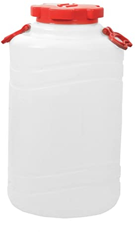 Acan Tradineur - Bidón con asa y Cierre hermético - Ideal para el Almacenamiento de liquidos - Fabricado en plástico - 33 litros de Capacidad - 56 x 30,5 x 30,5 cm - Ref. 281131.