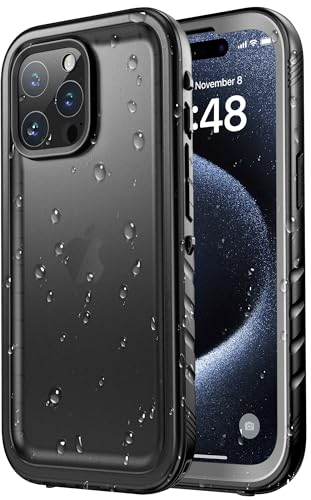SPORTLINK for iPhone 15 Pro Case Waterproof - Shockproof Heavy Duty Front and Back Cover [Built in Screen/Camera Protector] 360 Full Body Protective [Dustproof][IP68 Underwater] Military Bumper-6.1