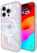 Case-Mate Soap Bubble Mag-Safe Case Schutzhülle kompatibel mit Apple iPhone 15 Pro Hülle Regenbogen (Farbwechsel-Effekt, 3 m Fallschutz, Integrierter Mag-Safe-Ring) - Transparent/Schillernd