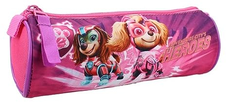 Paw Patrol Unisex Kinder Schlamperrolle, Mighty Kinofilm Stiftemappe, Mehrfarbig
