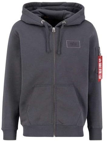 Alpha Industries Herren Alpha Industries Back Print Zip Hoody Kapuzensweat für Herren Kapuzenpullover (1er Pack)