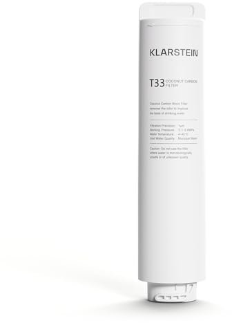 Klarstein Ersatzfilter, Leitungswasser-Filter für Umkehrosmose-Filtersystem, Kompatibel mit PuraFina 400 und 600 GPD, Entfernt Verunreinigungen, 1x Ersatz Untertisch-Wasserfilterpatrone