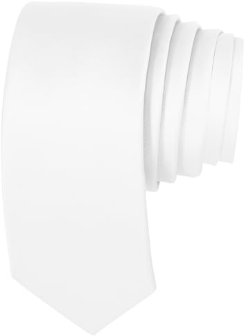 UETLRO Schwarze Krawatten, einfarbig, formell, 6 cm (6 cm), schmale Krawatten, schmale Krawatten für Herren