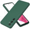 XINYEXIN Coque pour Samsung Galaxy S24 5G Liquid Silicone Case, Étui Coque de Téléphone en Silicone Antichoc Épaissi avec Doublure en Microfibre Housse Protection - Vert