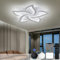 Sky angle Plafoniera Led soffitto stile Moderno con ALEXA e Google Home, Dimmerabile Lampadario Camera da letto con Telecomando (Diametro 63cm)