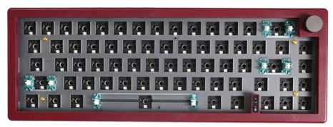 Gmk67 Keyboard Kit, RBG Mechanical Keyboard Kit, Wireless Customizable Keyboard, Mechanical Keyboard Frame, Keyboard Frame, Backlit Custom Keyboard Kit, 67 Keys Game Keyboard With Multimedia Knob