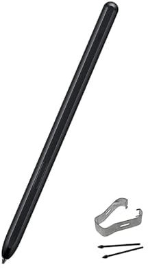 PCTC Stylo de Remplacement pour Samsung Galaxy Z Fold 4 (Sans Bluetooth) + 2 Embouts / Stylet (Phantom noir)