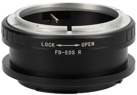 Objektivadapter Kompatibel mit Canon FD Bajonett Objektive Passend an EOS R Mount FD-EOS R