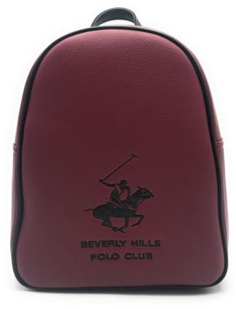 Beverly Hills Polo Club Bequemer und praktischer lässiger Rucksack mit Reißverschluss. Innentaschen, eine davon mit Reißverschluss, verstellbare Schultergurte und eine Einbruchtasche auf der Rückseite