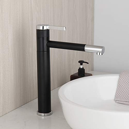 Moderner 360° drehbarer Badezimmer-Wasserhahn, Einhandmischer, Waschbecken-Mischbatterie