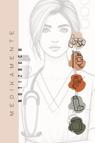 Medikamente Notizbuch: Zum Eintragen von Medikamenten