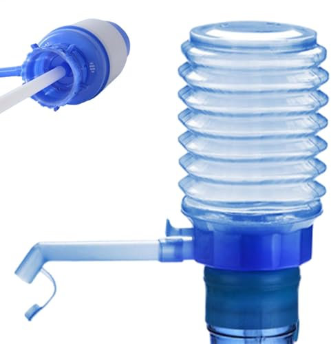 Refillable Water Bottle Pump - Water Distribution Pump for 5 Gallon Bottles | Handheld Water Dispenser for Camping, Picnics, BBQ, Portable Handheld Water Pump for Event
