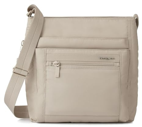 Hedgren ORVA Damen Umhängetasche mit RFID Schutz – Wasserabweisende Crossbody Bag mit Reißverschlusstaschen & Handyfach – Leicht, 25,5 cm – Cahsmere Beige