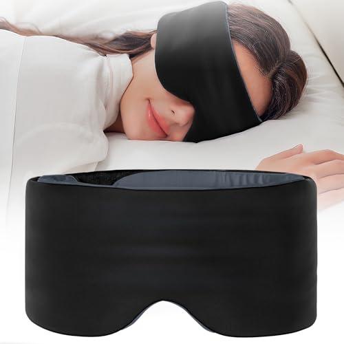 SARISUN Sleep Mask Dual-Side Blackout Eye Masks for Sleeping Men&Women
