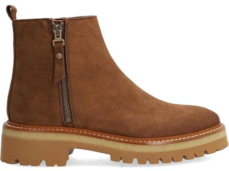 ALPE Nordisch braune Lederstiefeletten