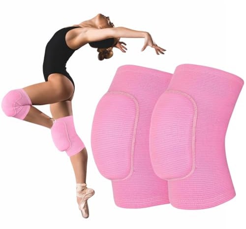 LKJAUOZ 1 Paar Knieschoner Tanzen, Knieschoner Handball Verdickung Schwamm, Knieschoner Sport, Elastische Kollision Vermeidung Knee Pads, für Handball, Tanzen, Skaten, Basketball, Fußball