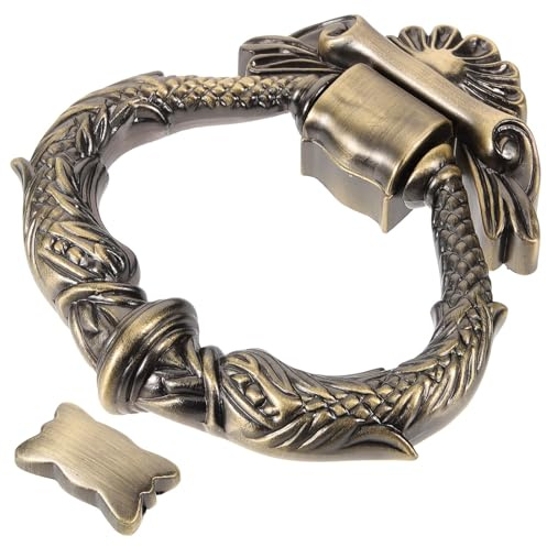 BESPORTBLE Battente Porta Vintage in Lega di Zinco Design Ergonomico e Resistente per Porta d Ingresso e Cancello Facile da Installare e Duraturo Stile Europeo Classico