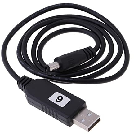 F Fityle zu DC Hohlstecker StromStromkabel AdapterStromkabel, USB DC 9V