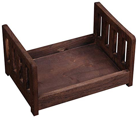 Neugeborene Fotografie Requisiten,Baby Foto Hintergrund Diy Kleine Holzbett Abnehmbare Bett Studio Krippe Schießen Requisiten Zubehör.
