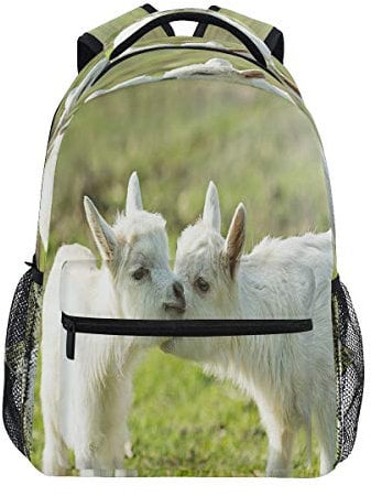 GIGIJY Rucksack mit niedlichem Schaf, für Schule, Büchertasche, Reisen, Freizeit, Tagesrucksack für Kinder, Mädchen, Jungen, Männer, Frauen