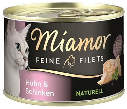 Miamor Dose Feine Filets Naturelle Huhn & Schinken 156 g (Menge: 12 je Bestelleinheit)