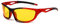 Long Keeper Nachtsichtbrille Autofahrer Sport, Nachtfahrbrille Anti-Blend Sonnenbrille Gelb, Nachtbrille zum Autofahren Sportbrille Night Vision Goggles UV Schut (Schwarz roter Rahmen)