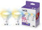WiZ Tunable White LED Spots GU10 2er-Pack (345 lm), 50 W Kunststoff Spots mit warm- bis kaltweißem dimmbarem Licht, smarte Lichtsteuerung über WLAN per Stimme/App