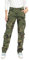 Femme Pantalon Cargo avec Plusieurs Poches Pantalon de Combat Décontracté en Coton Camouflage Militaire Tactique Extérieur Randonnée Camo 29 36