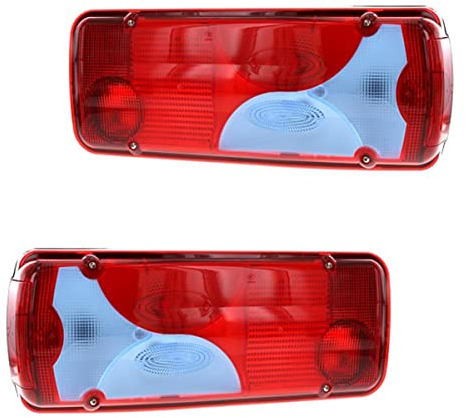 2x Lichtscheibe Rechts Links Kompatibel Mit MAN TGA TGL TGX TGS Heckleuchte Ruckleuchte Rucklicht Ersatzglas Rücklichtglas Rückleuchtenglas