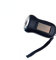 Linterna LED con manivela dinamo solar, linterna de emergencia, luz de supervivencia (negro)