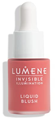 LUMENE Invisible Illumination Liquid Blush | Bright Bloom | Frischen, strahlenden Teint | Leichte Formel mit lichtreflektierenden Pigmenten | Spendet Feuchtigkeit und hellt die Haut auf |15ml