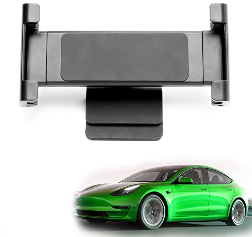Shop4EV 360° Drehbare Handy-/Tablet-Halterung - Für Tesla Model Y (alle) & 3 (vor 10/23), Snap-Fit, Universal Fit bis 28 cm