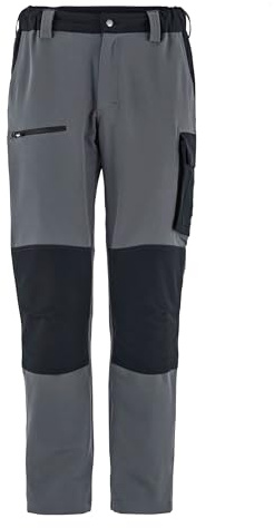 pka Herren Arbeitshose – Leichte Stretch Bundhose mit praktischen Taschen – Robuste Arbeitshose für Handwerk, Werkstatt & Outdoor