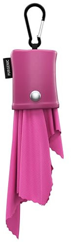 Mikrofasertuch & Brillentücher (1 Packung) Objektiv- und Brillenputztuch - Augenglasreinigungstücher - Brillenputztuch - Glasreinigungstuch - Kameraobjektive & Gadget empfindliche Bildschirme - Rosa