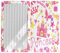 Odot Cartoon Spannbettlaken für Kinderbett, Babybett, Spannbetttuch aus Mikrofaser, Baby Bettlaken Bassinet Kinderwagen Matratzenschoner, Atmungsaktiv, Pflegeleicht (Rosa Schloss,80x160cm)