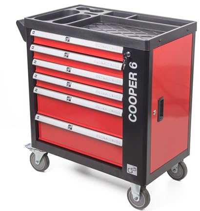 G21 Werkstattwagen Cooper 6, schwarz und rot