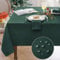 Softalker Weihnachts Tischdecke Grün 240x140 cm abwaschbare Tischdecken aus Leinenoptik Tischtuch Wasserabweisende abwischbar Gartentischdecke Klein Table Cloth für Herbst Outdoor, Hochzeiten, Party