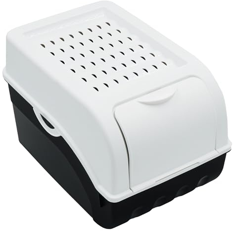 HRB 2er Set Aufbewahrungsbox mit Deckel - Kartoffelbox - Kartoffel Aufbewahrungsbox - Trocken und Lichtschutz - Spülmaschinengeeignet - Länger Haltbar - Verlangsamtes Keimen - Praktische Lagerung