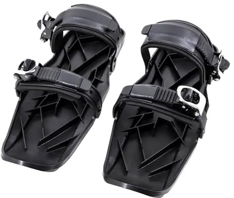Schneeschuhe, Mini-Skiskates,Verbesserte Dicke Kurze Skiskates,Verstellbare Skiwerkzeuge,Snowskate,Snowblades Erwachsene,Kurze Snow-Skates,Kurze Schneeschlittschuhe,Skiboards Herren, Damen, Outdoor