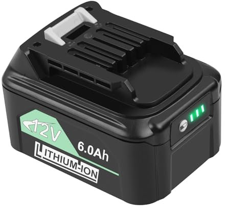 Tectank 12V 6.0Ah Li-Ion Replacement Battery for Makita 12V Battery BL1020B BL1021B BL1040 BL1041B
