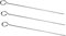 Toyvian 3Pezzi Pz Spiedini Inossidabile Per Bbq Per Spiedini Kebab Per Grigliate e Cottura Su Brace Accessori Per Barbecue