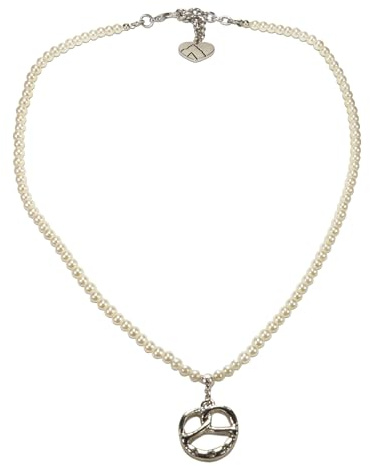 Alpenflüstern Perlen-Trachtenkette Strassbreze - Damen-Trachtenschmuck Dirndlkette (in traditionellen Farben) DHK351