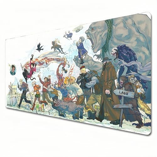 KUNVS Resident Evil mouse pad,XL rgb large size gaming mouse pad 800x300 is suitable for keyboard pads and desk pads for home office.Chris Redfield (A01, XL)