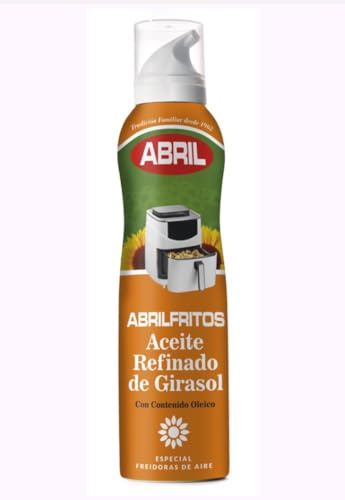 Sonnenblumenöl Spray für Heißluftfritteusen, Raffiniert, 200ml, 2er Pack