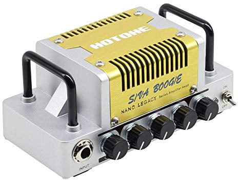 Hotone Amplificatore per chitarra a tono pulito Testa amplificatore da 5 Watt Classe AB con telefoni SIM CAB/Uscita di linea Siva Boogie