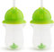Munchkin Click Lock All Angle Lot de 2 tasses en paille lestées Vert/vert